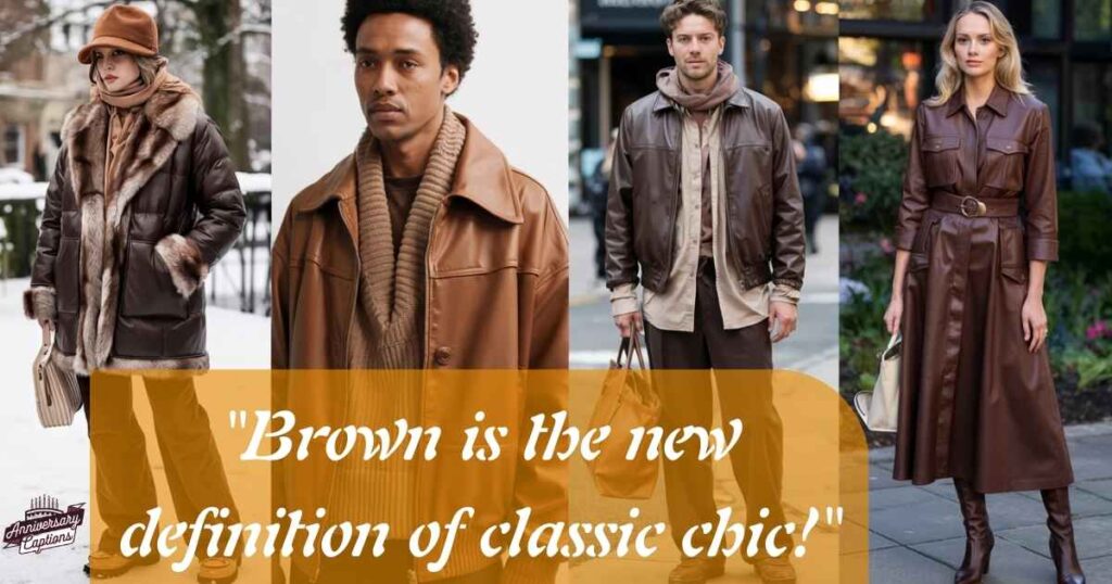 Engaging Instagram Captions for Brown Outfits