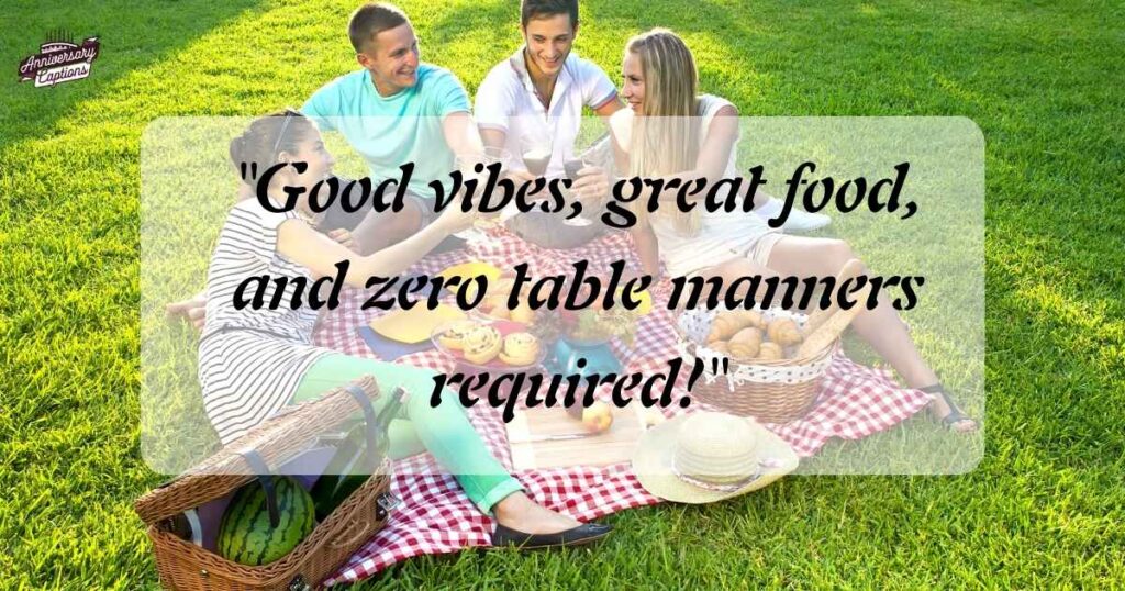 Funny Picnic Captions For Instagram