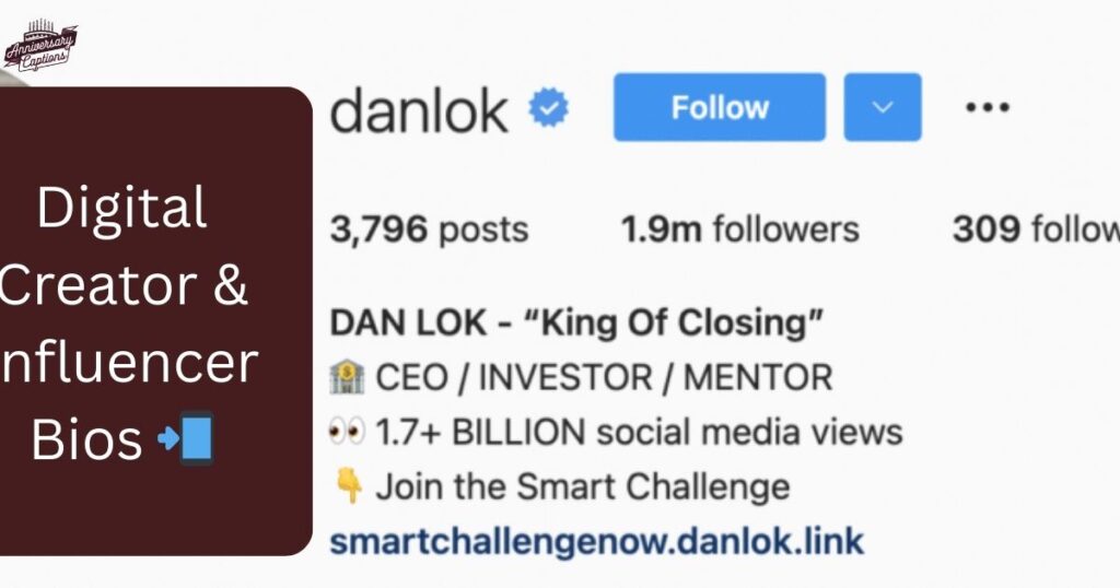 Digital Creator & Influencer Bios 📲