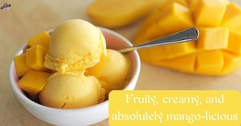 Mango Ice Cream Captions 🍦🥭