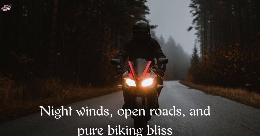 Night Bike Ride Captions For Instagram