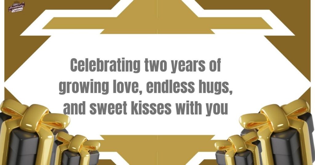 Romantic Captions to Celebrate 2 Years Together